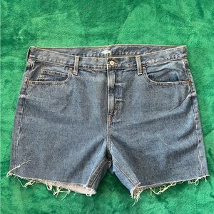 Denim shorts